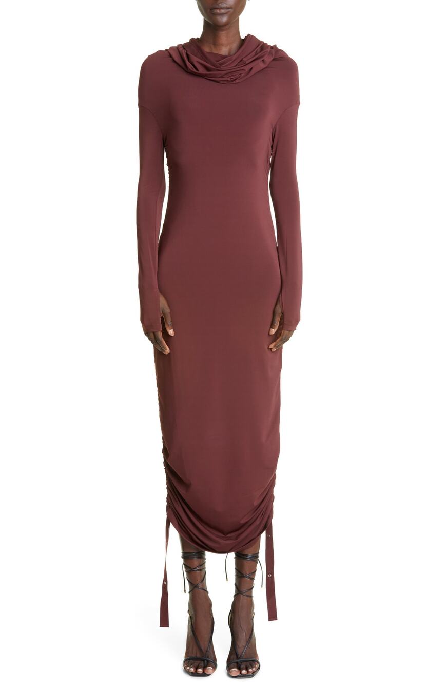 Dion Lee Convertible Oxblood Doric Dress Size Medium